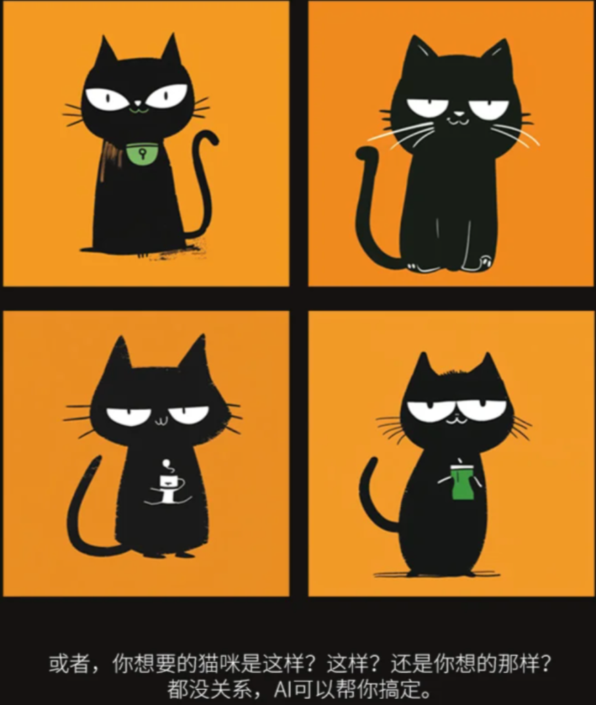 扁平风格猫咪 IP