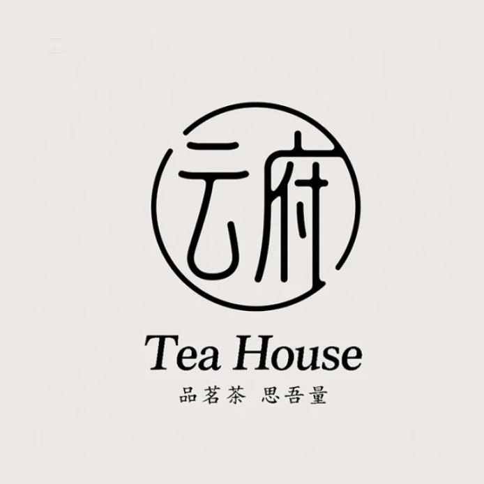 AI Logo Tea house